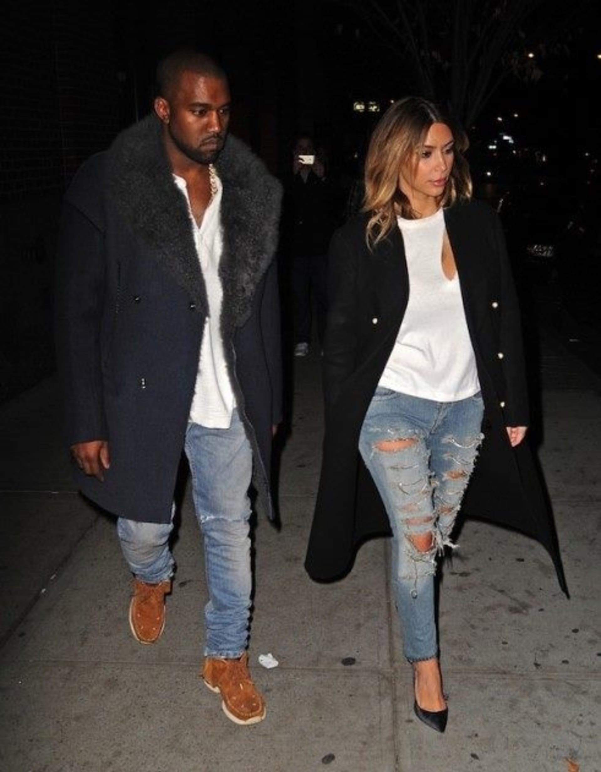 Kim Kardashian a otec jejího dítěte rapper West