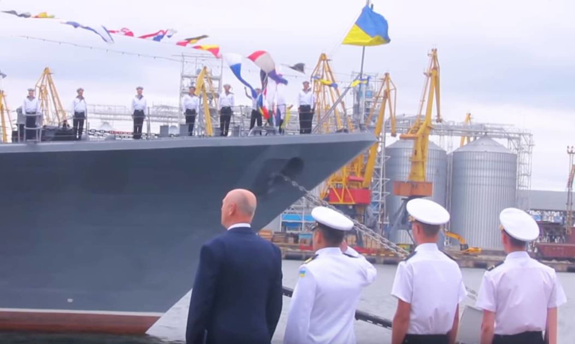 ukrajinská flotila - ilustrace