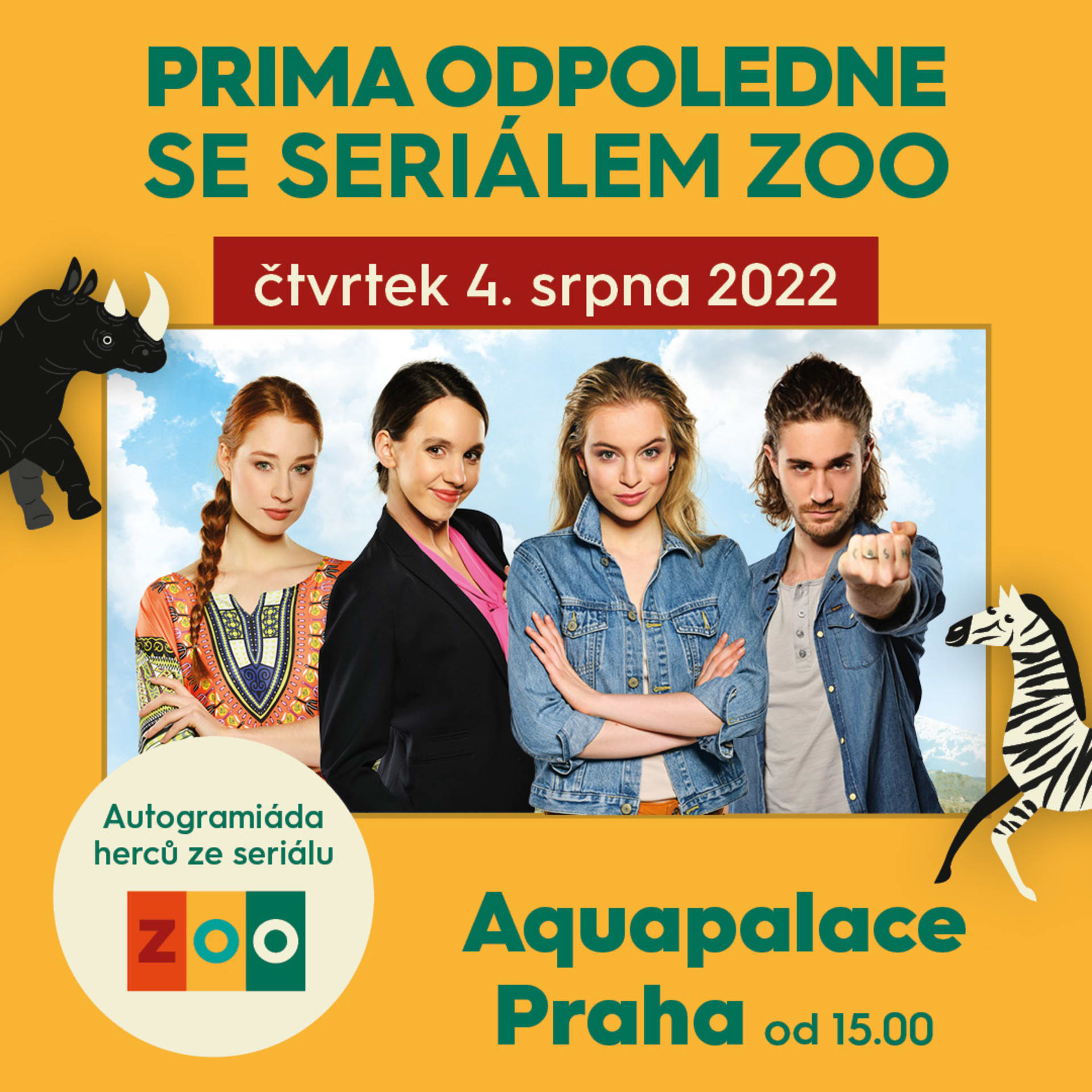 ZOO tour v Aquapalace Praha