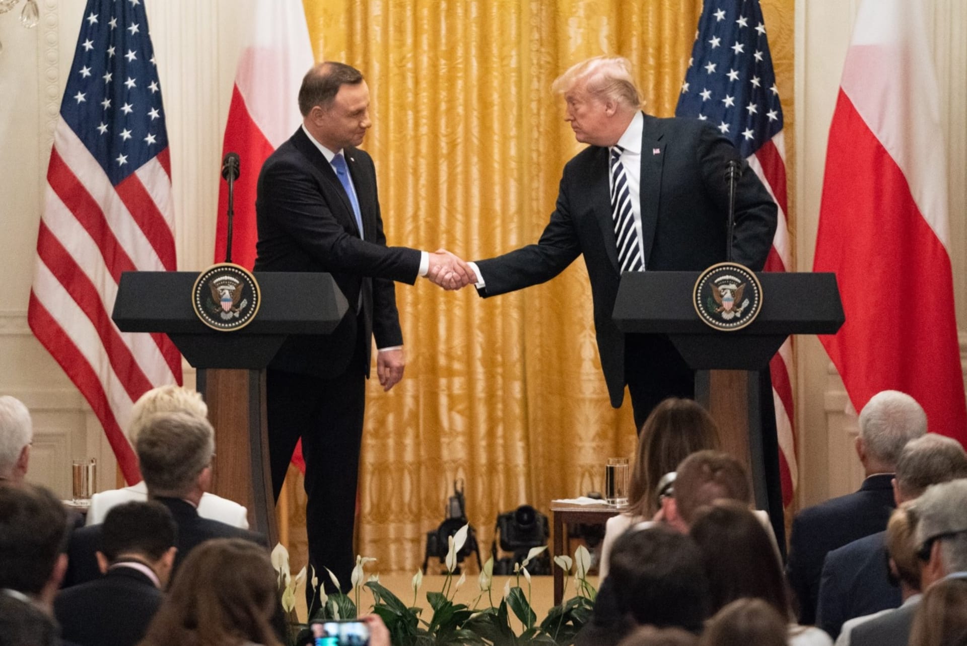 Andrzej Duda a Donald Trump