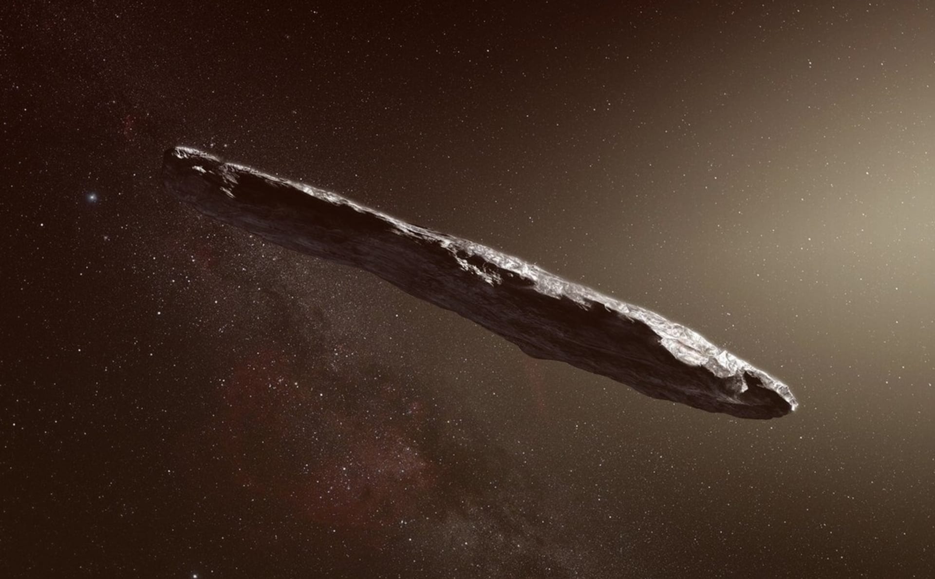 Oumuamua: ilustrační foto