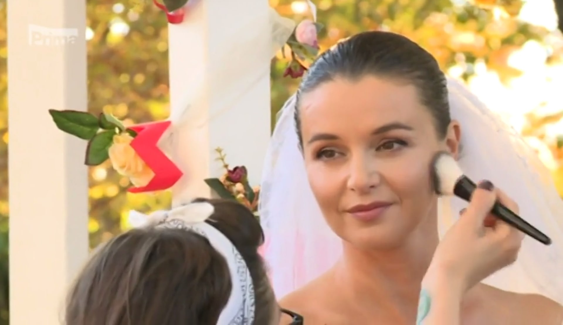 Iva Kubelková ve svatebních šatech
