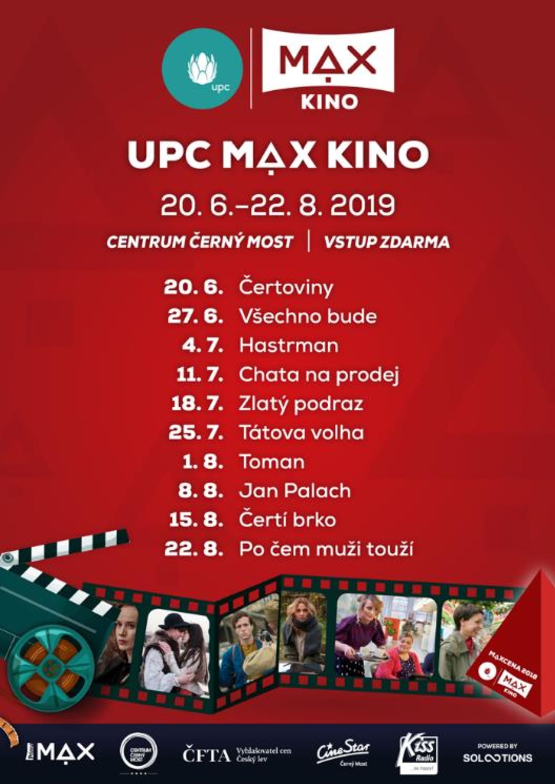 program UPC MAX kino