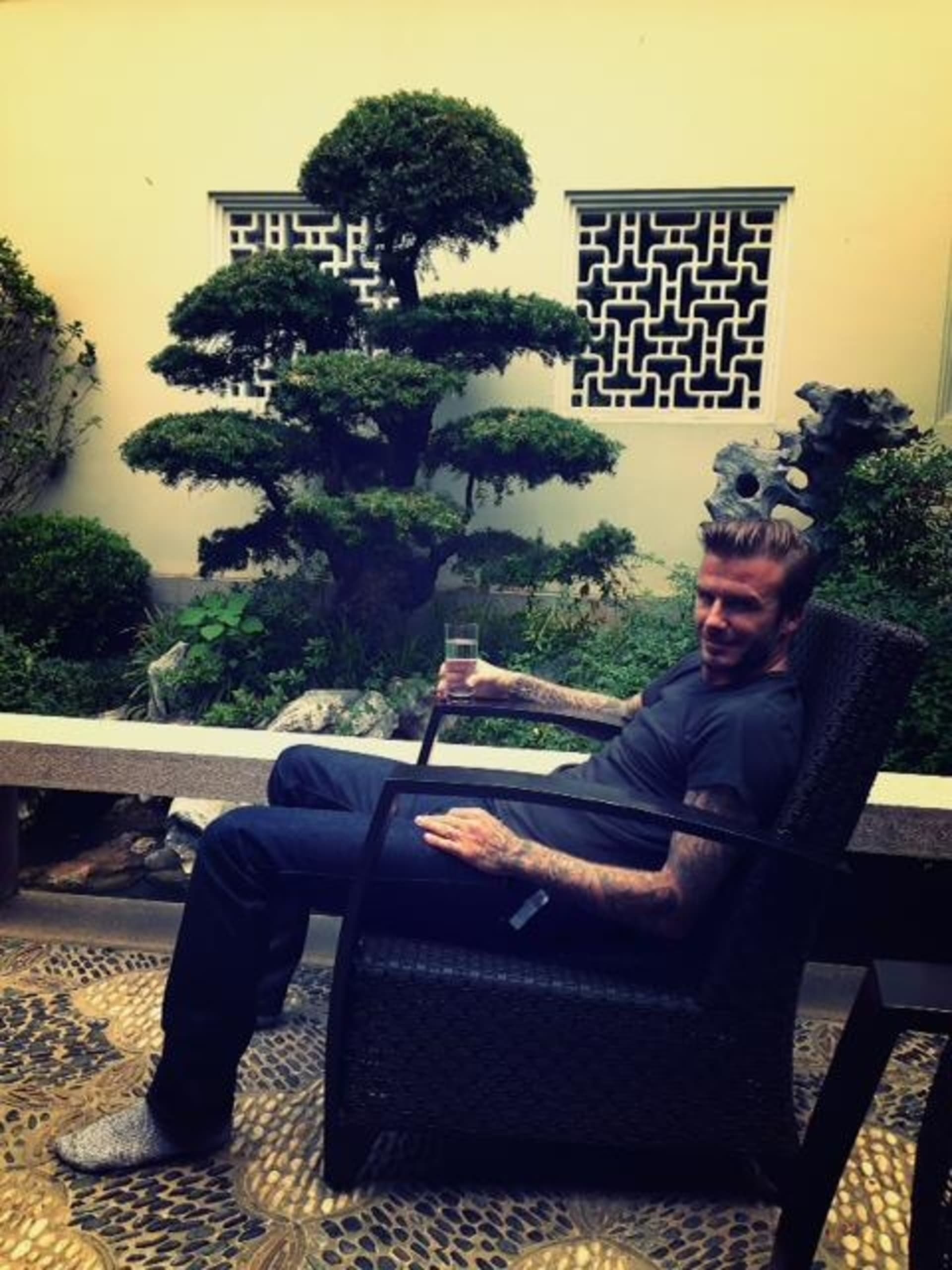 David Beckham přijel do Číny jako vyslanec čínského fotbalu