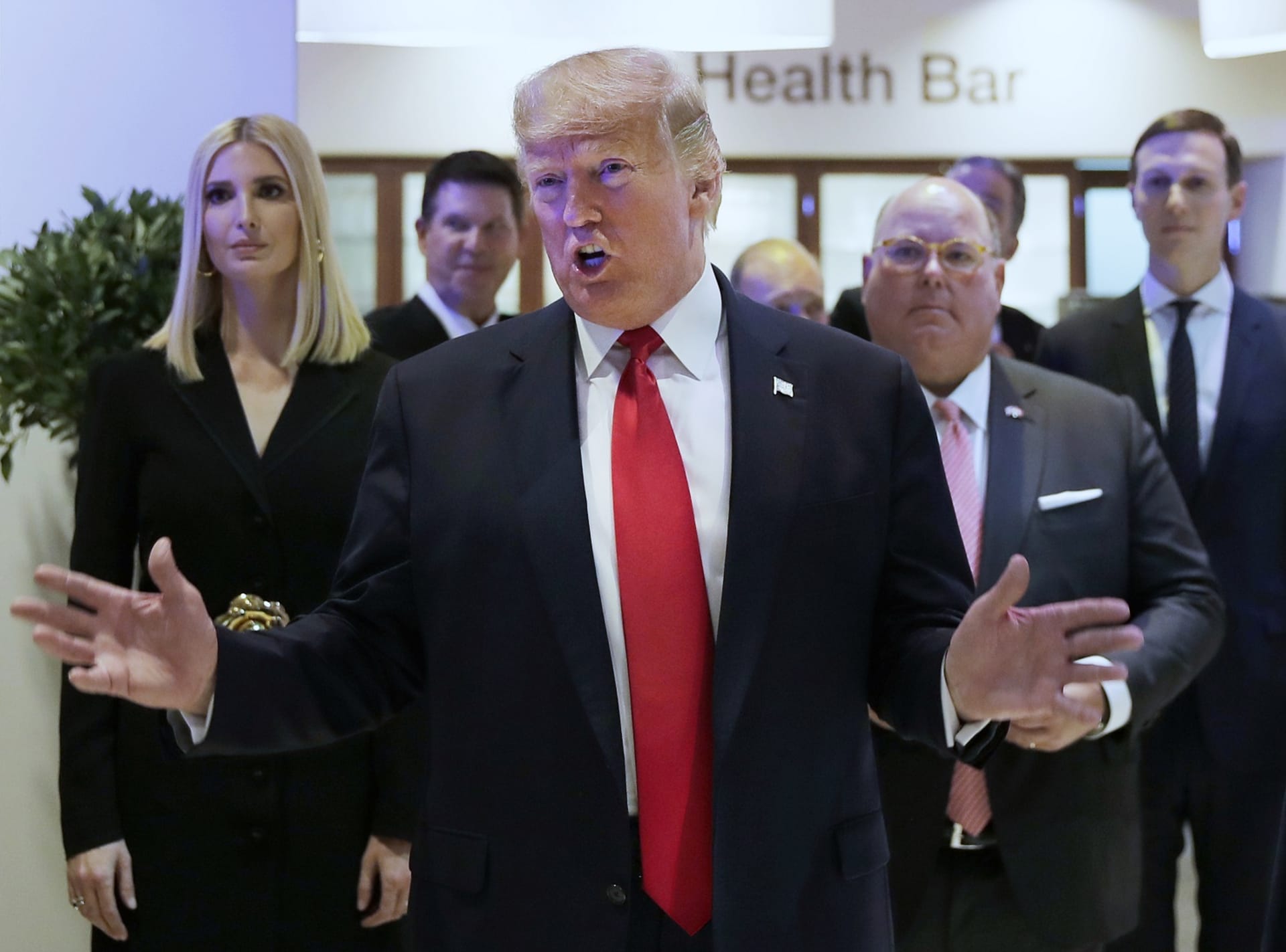 Ilustrační foto: Donald Trump v Davosu