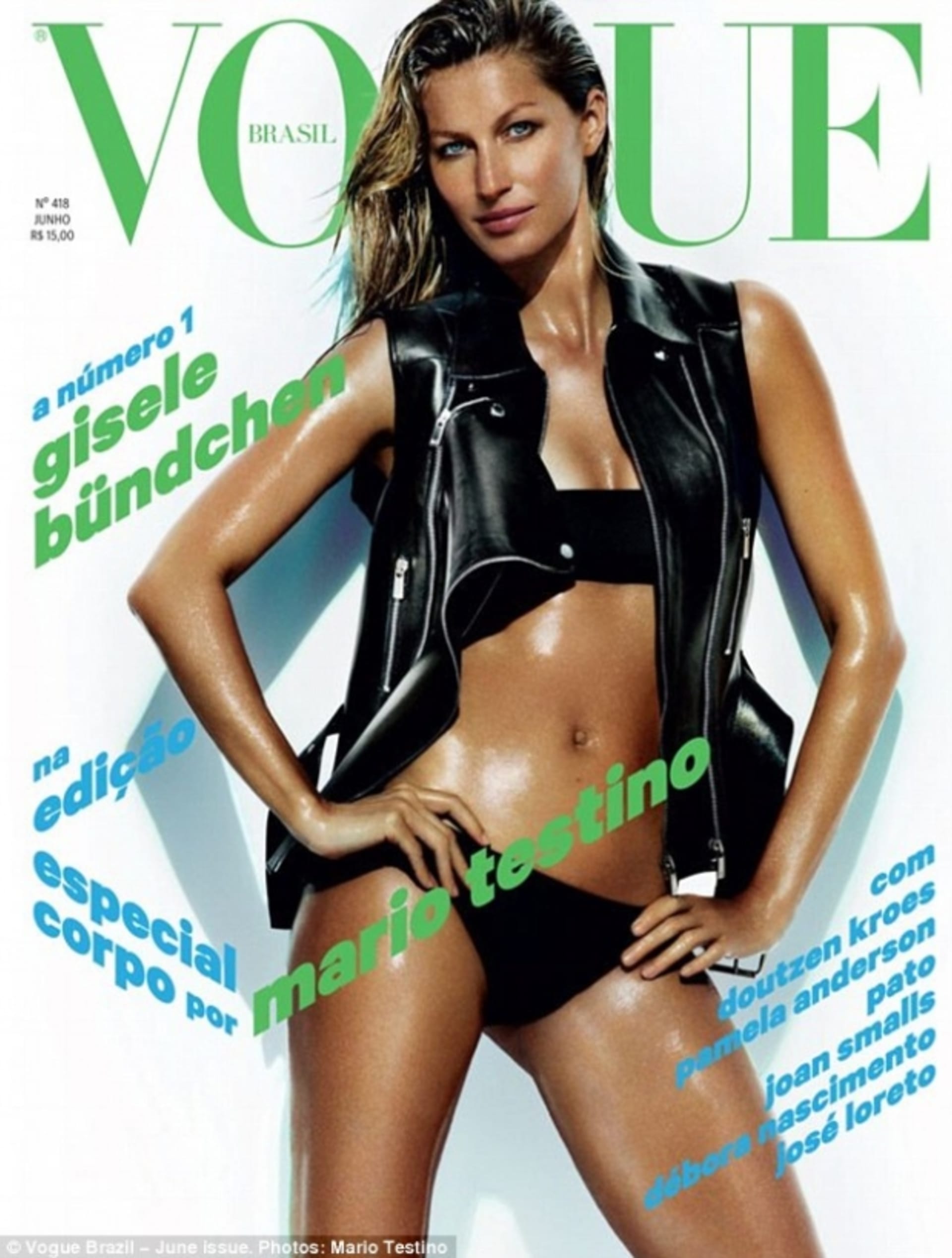 Gisele Bündchen na obálce brazilského Vogue