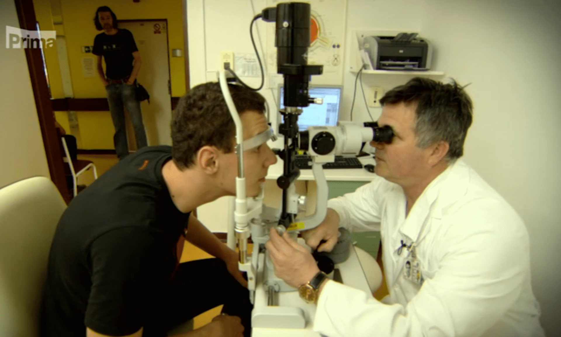 Martin je na kontrole z Oční kliniky dětí a dospělých