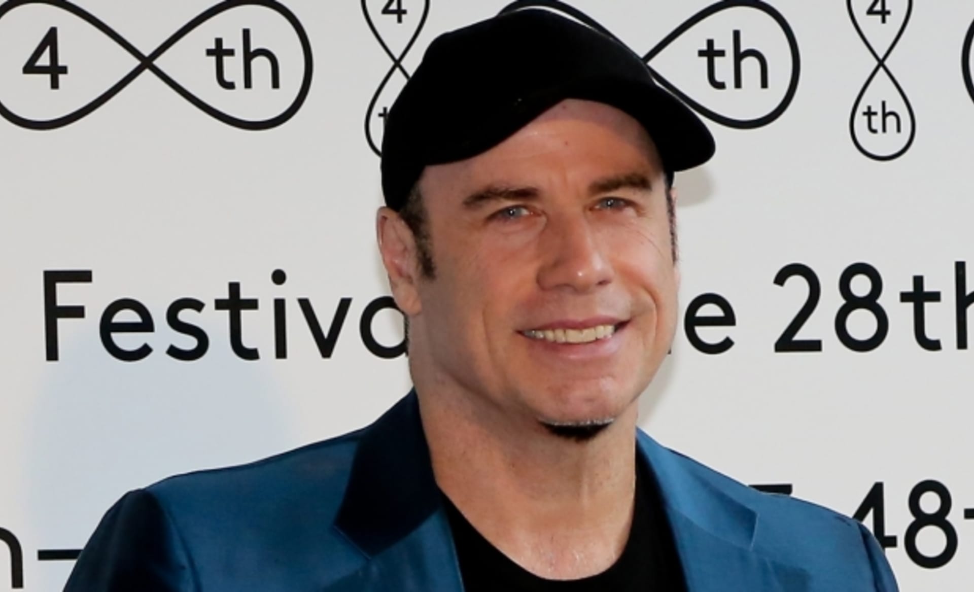 John Travolta na Mezinárodním filmovém festivalu v Karlových Varech