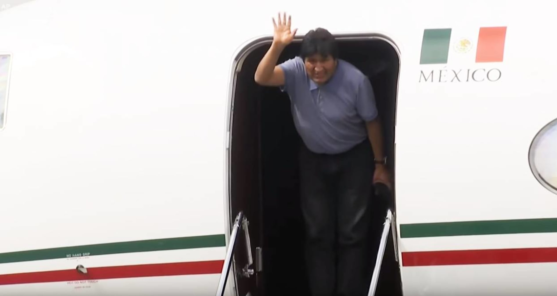 exprezident Morales v Mexiku