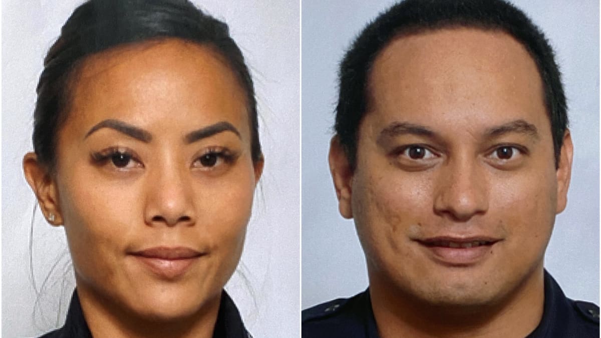 Zastřelení policisté Tiffany Enriquezová a Kaulike Kalama