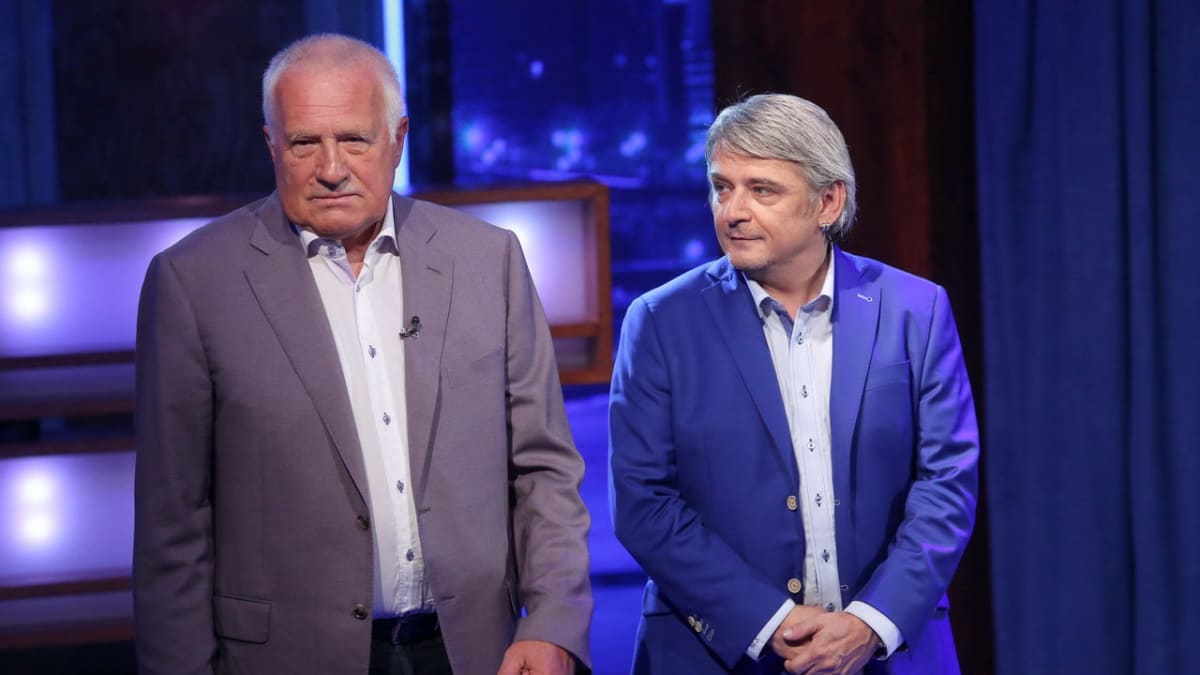 Václav Klaus a Michal Suchánek v show TGM