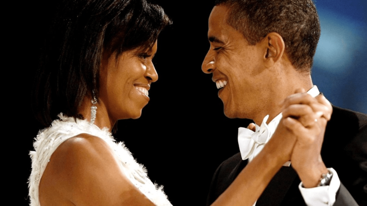 manželé Obamovi