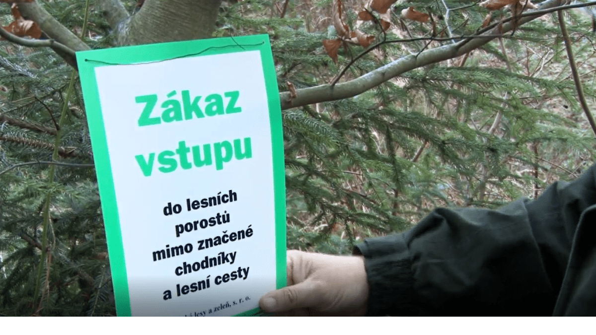 Zákaz vstupu do lesa