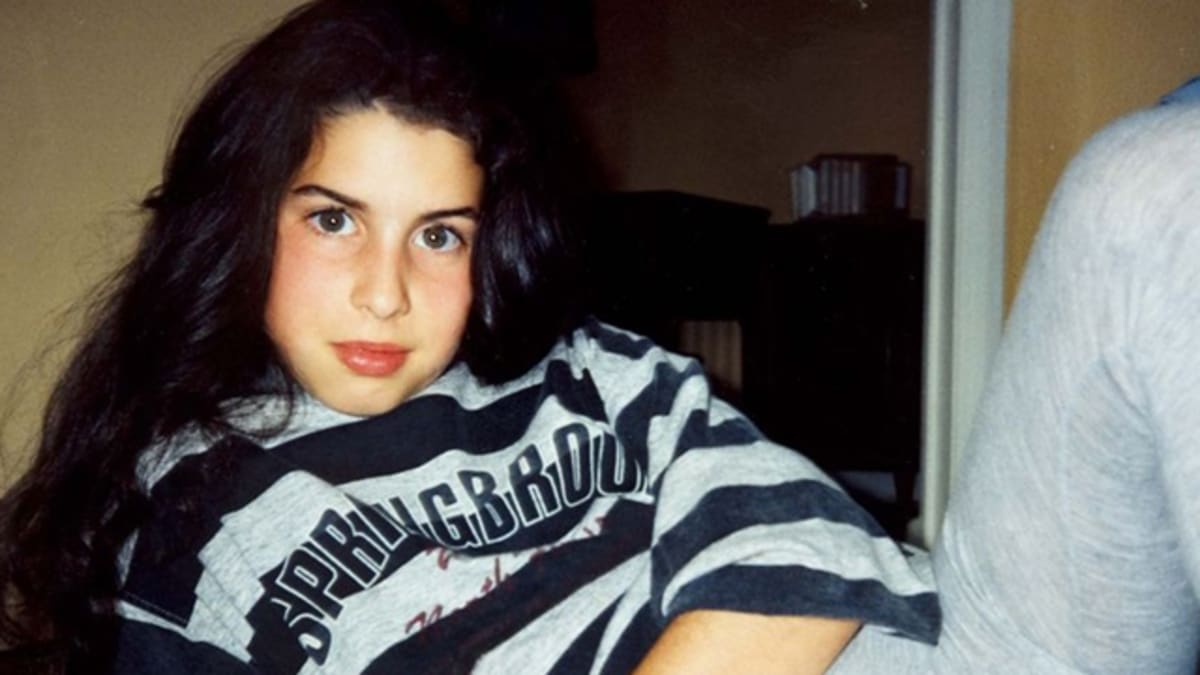 Amy Winehouse jako teenager.