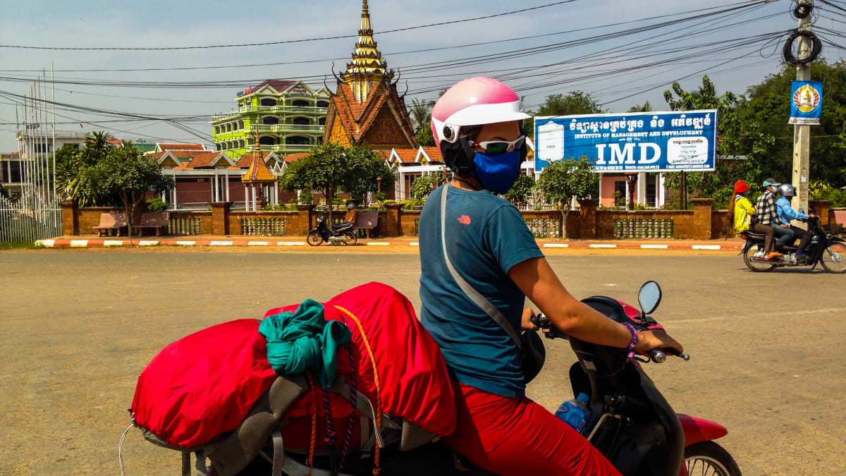 Připravena k odjezdu, Phnom Penh, Kambodža
