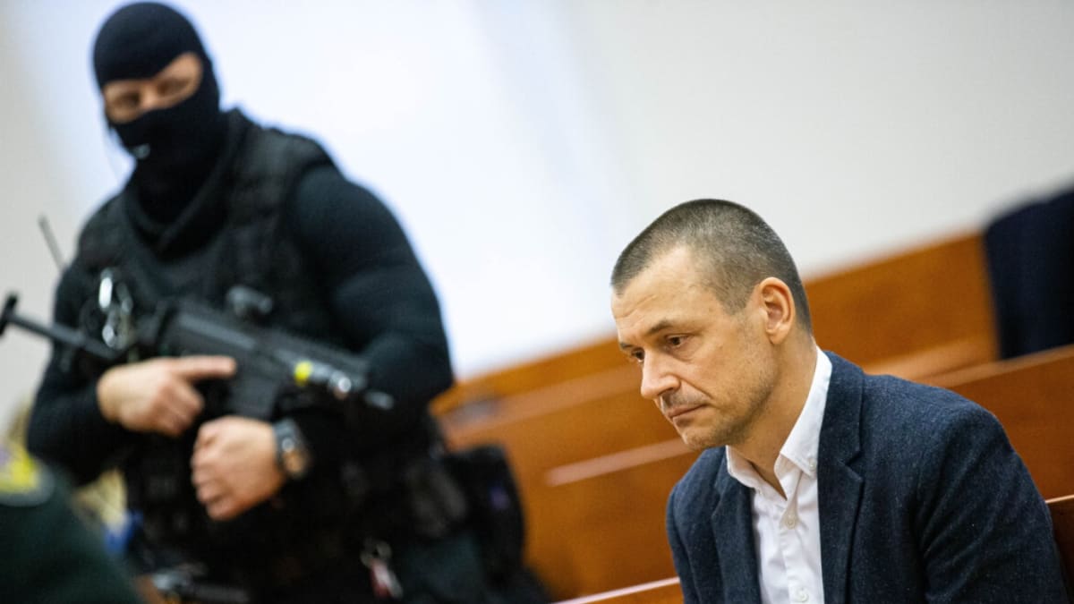 Peter Tóth u soudu v případu vraždy Jána Kuciaka