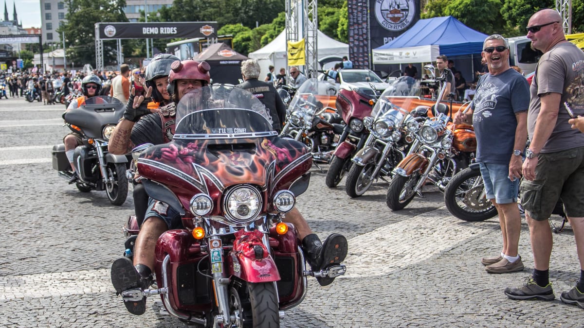 Prague Harley Days 2019: Spanilá jízda