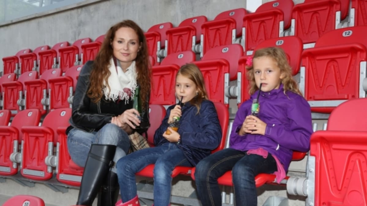 Markéta Hrubešová s dcerou Christel a její kamarádkou po náročných závodech