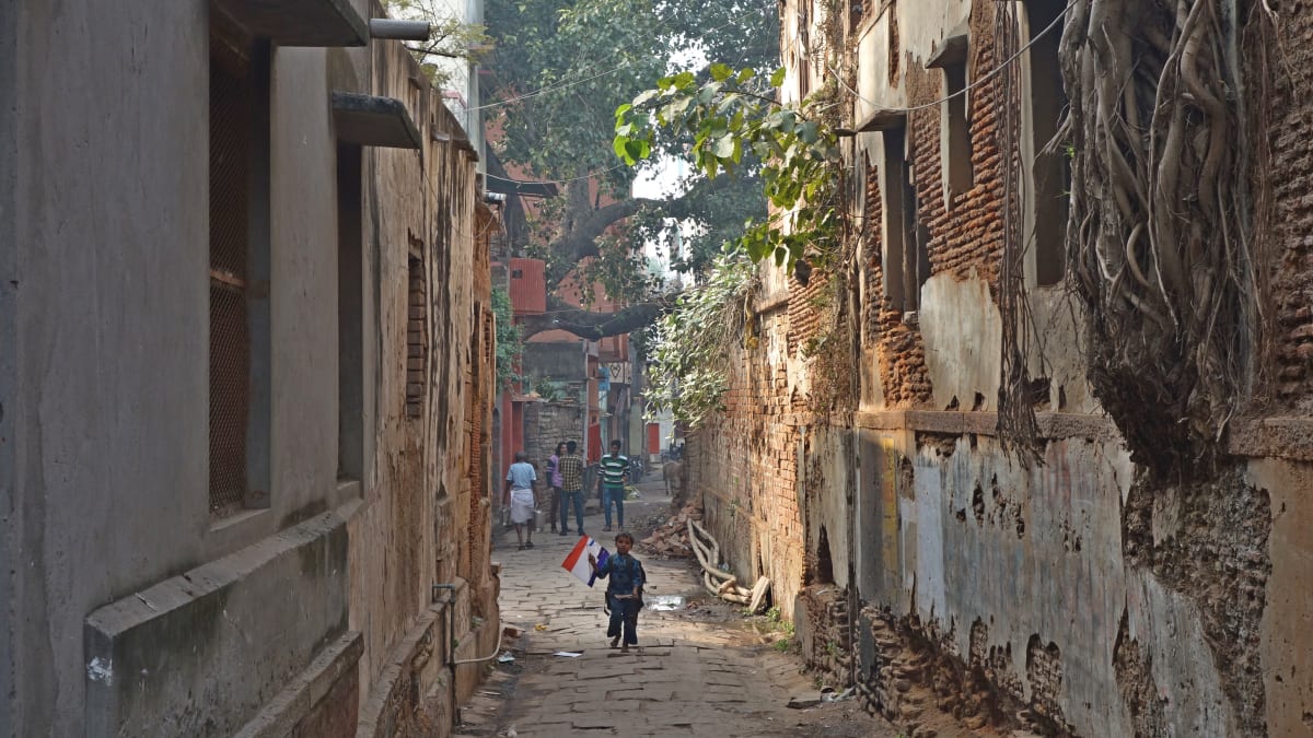 Uličky města Váránasí, Indie