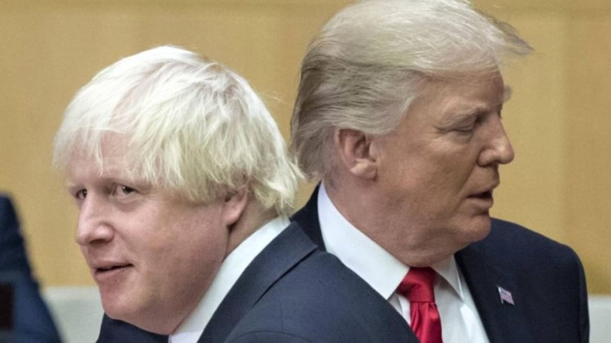 Boris Johnson má ve svých plánech Trumpovu podporu
