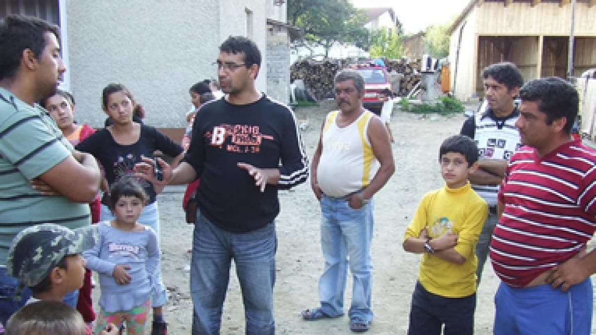 romská osada na Slovensku