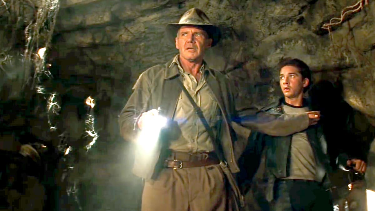 Záběry z filmu Indiana Jones a tajemství křišťálové lebky