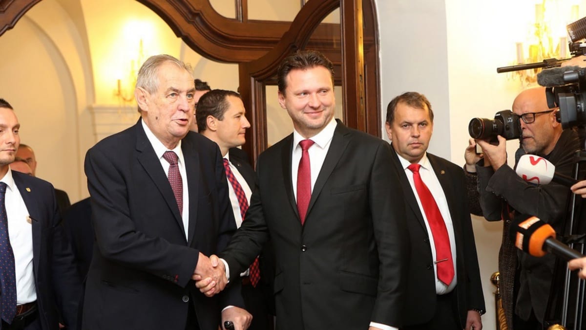 Miloš Zeman a Radek Vondráček