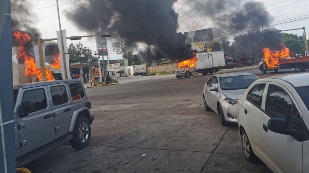 Teror kartelu Sinaloa v mexickém městě Culiacan
