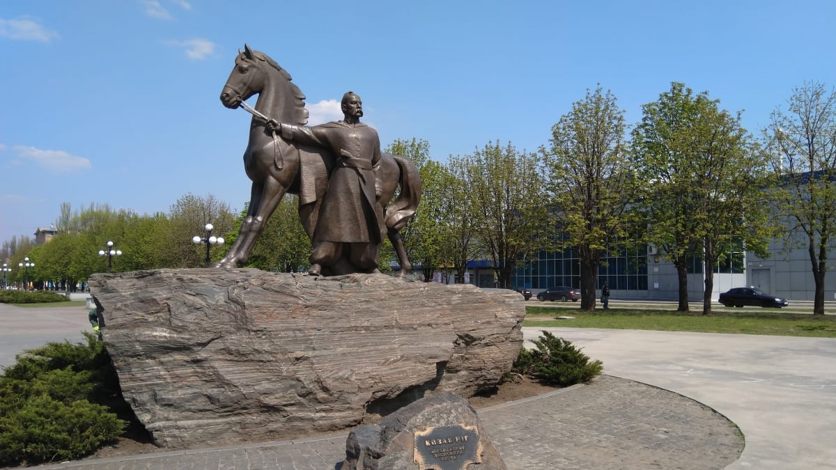 Legendární kozák Rih, který prý založil město Kryvyj Rih