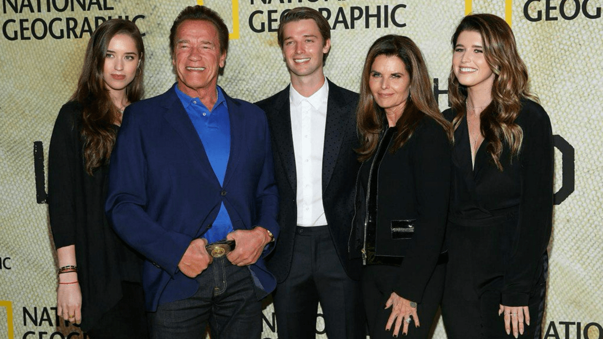 Arnold Schwarzenegger s manželkou a dětmi