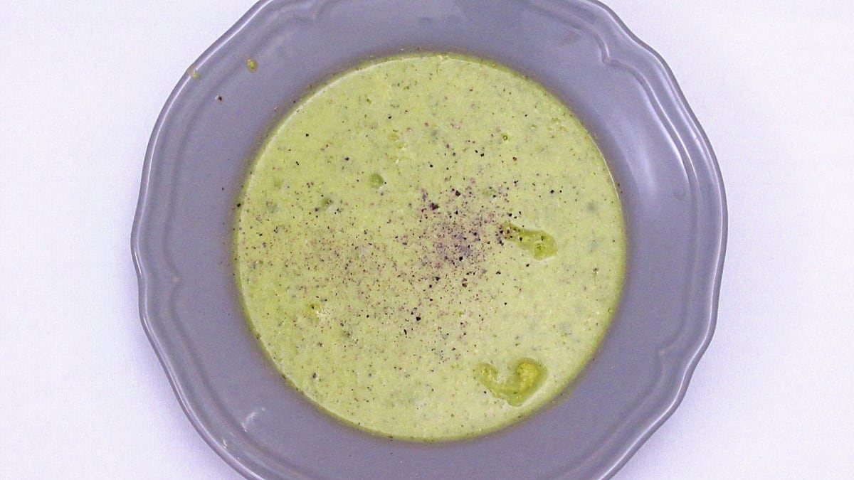 Hráškovo-brokolicový krém