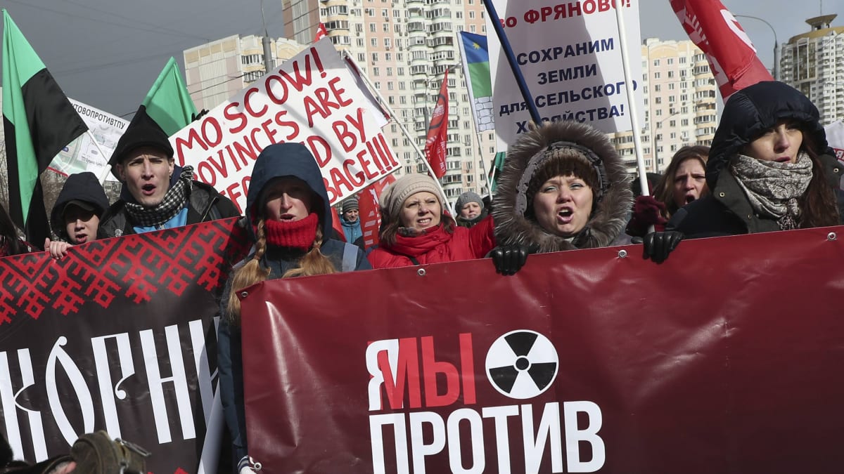 Minulou neděli 15.3. se konala v Moskvě ekologická demonstrace