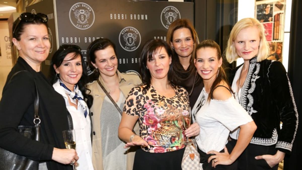 Andrea Kalivodová na narozeninové párty luxusní kosmetiky