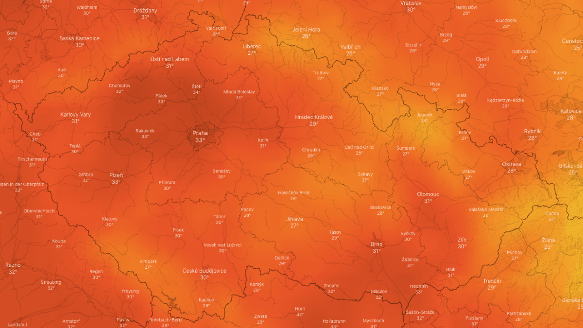 Česko se otepluje, posledních šest let byly teploty silně nad průměrem