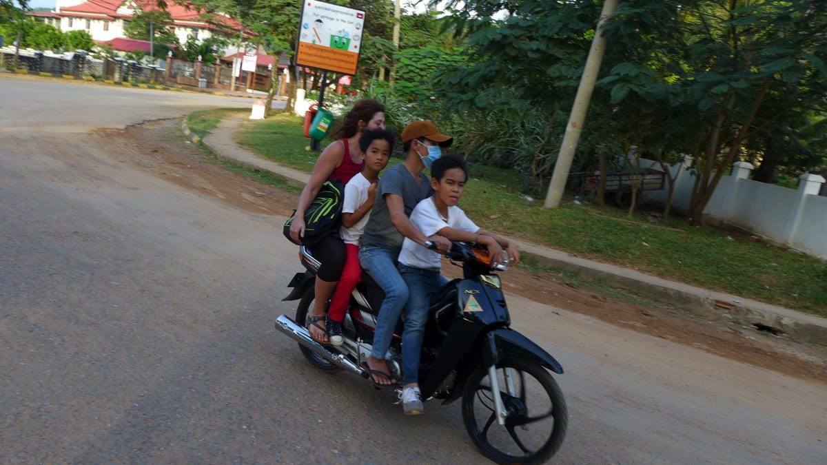Motorka je základním dopravním prostředkem v jihovýchodní Asii