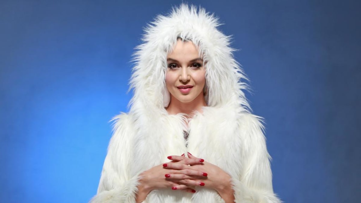 Iva Kubelková - natáčení zimních identů 2014/ 2015