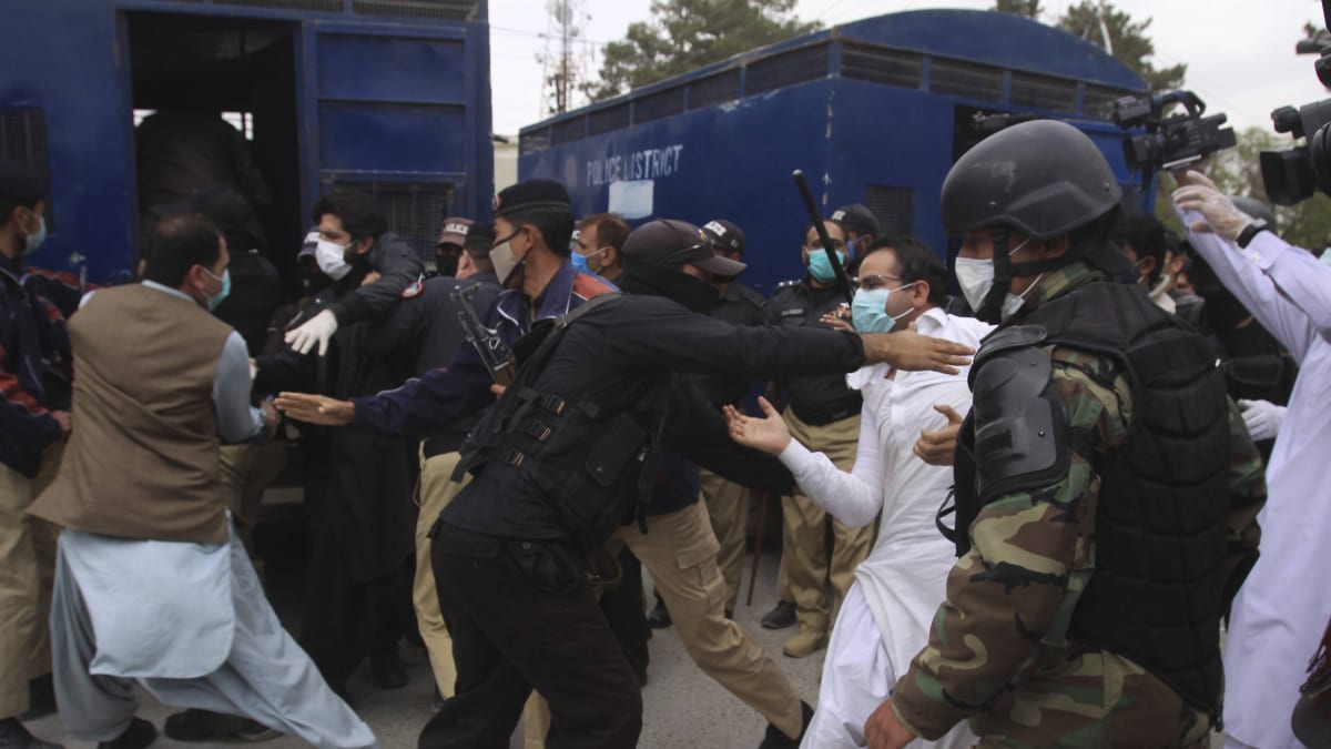 Srážka pákistánské policie a lékařů v Quettě