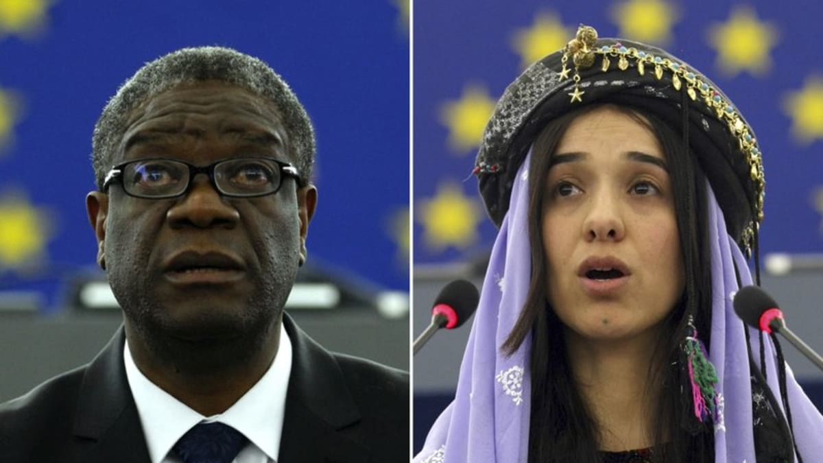 Nobelova cena míru - Nadia Murad a Denis Mukwege