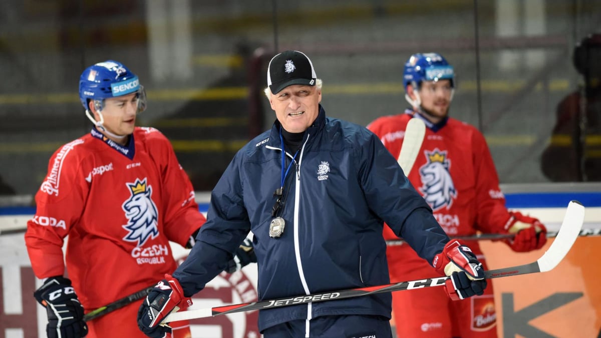 Ilustrační foto: Miloš Říha při tréninku hokejové reprezentace