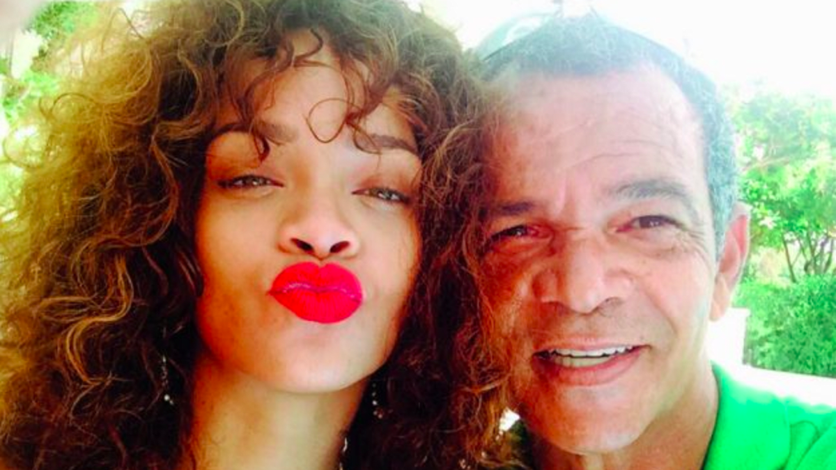Rihanna se svým otcem