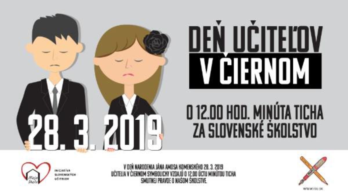 Slovenští učitelé protestují