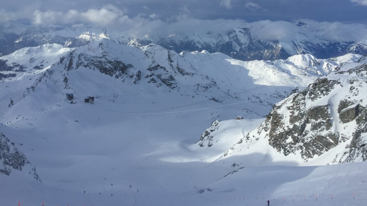 Oáza klidu uprostřed rušného lyžařského střediska Verbier 2