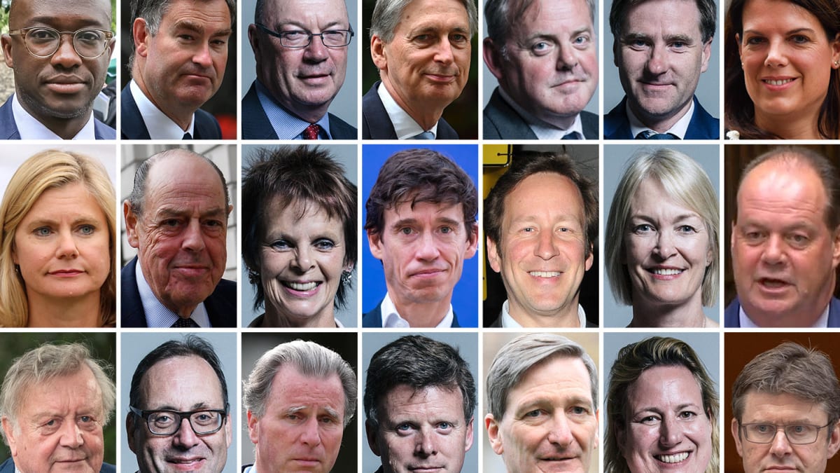 21 vyloučených konzervativních poslanců