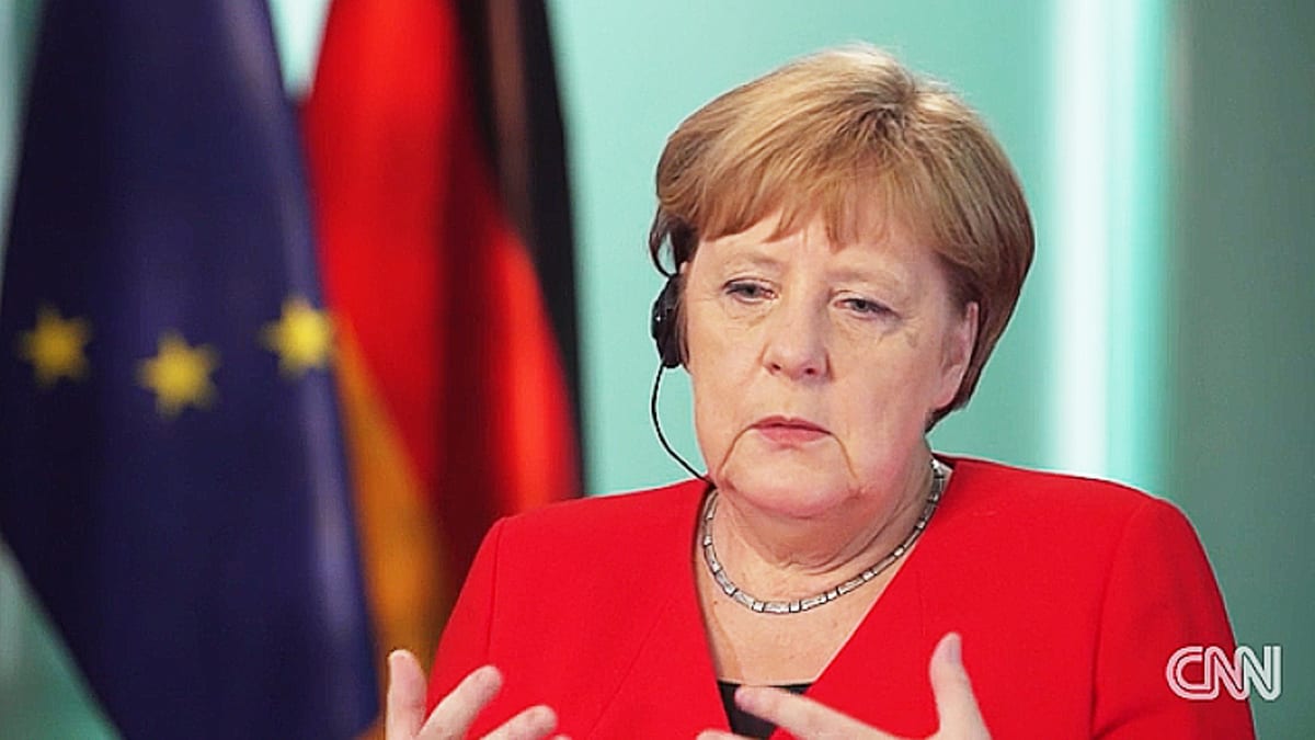 Angela Merkelová prtsc CNN