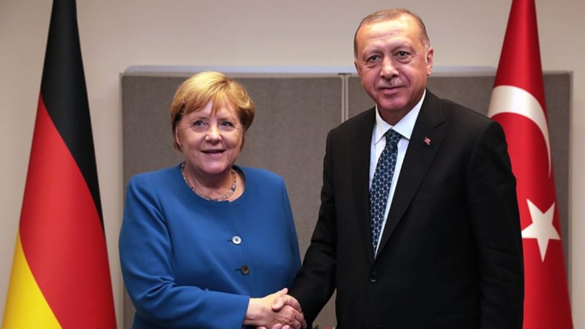 Ilustrační foto: německá kancléřka a turecký prezident