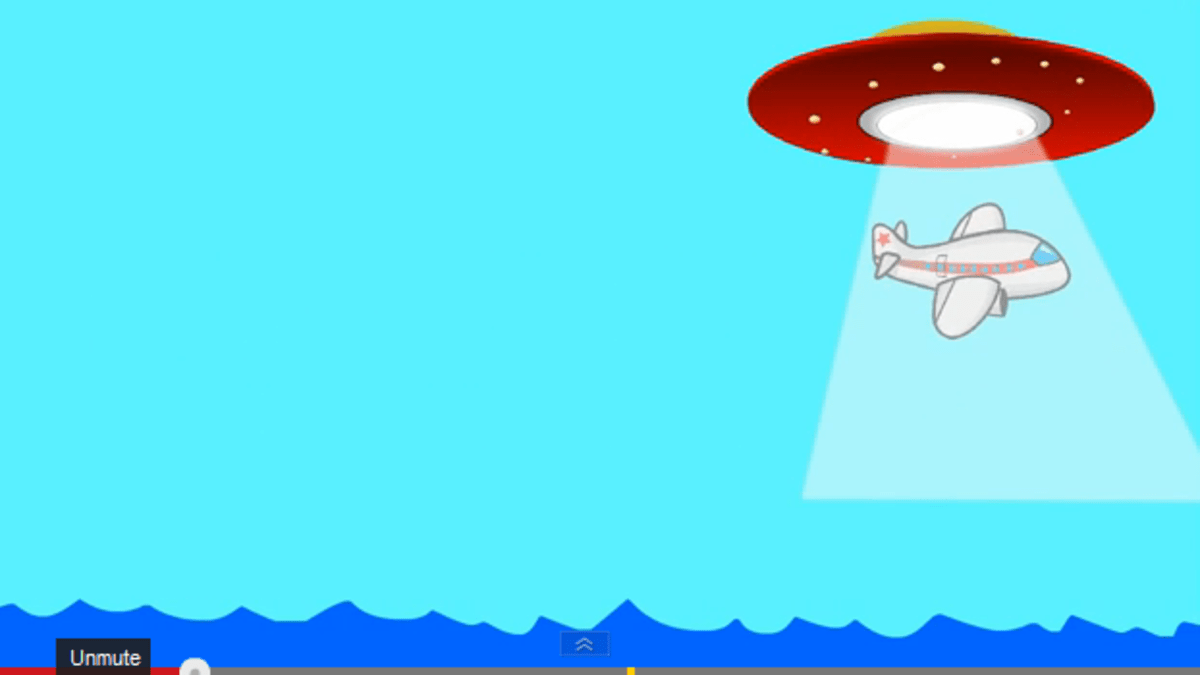 Letadlo uneslo UFO