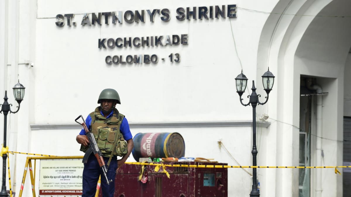 Srí Lanka teroristický útok foto AFP