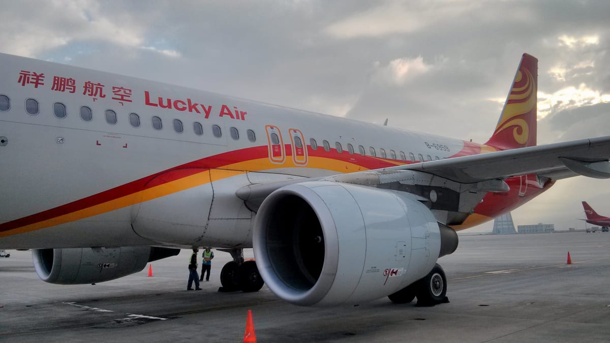 Letadlo společnosti Lucky Air