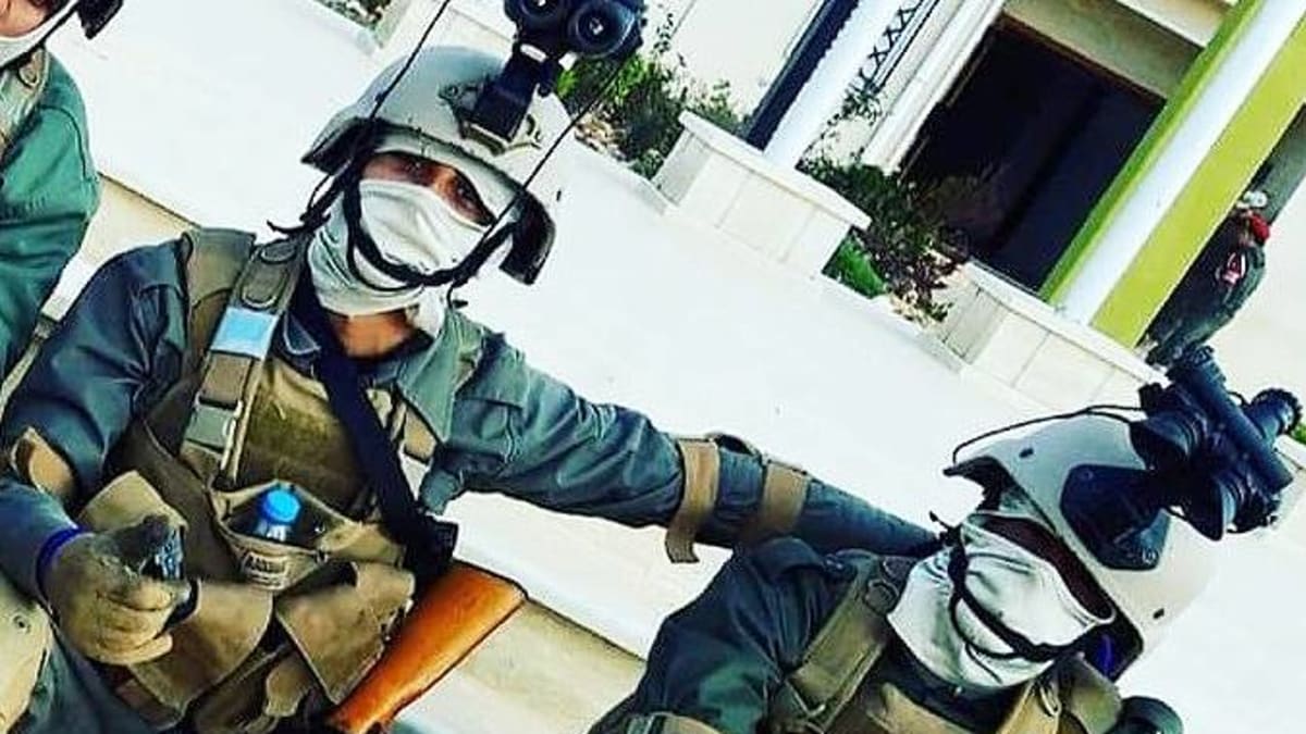 Libye a válka v době koronaviru. Na snímku vojáci Haftarových milicí