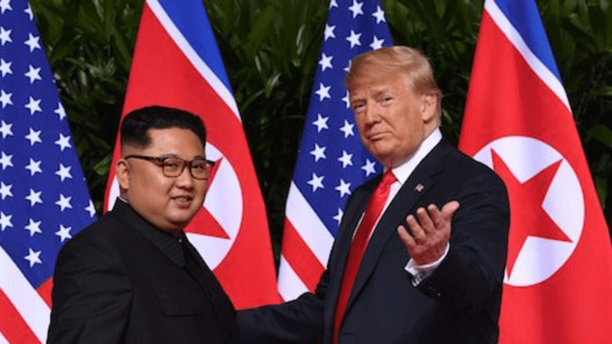 První setkání Kima s Trumpem
